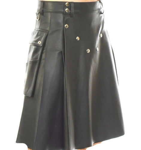 Leather Spartan Kilt