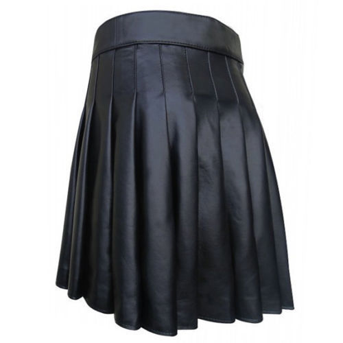 Mens Leather Kilt