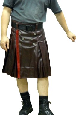 Leather Mini Kilt