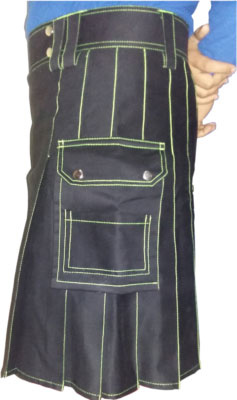 Black Canvas Kilt