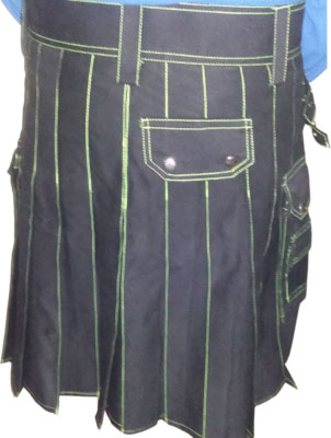 Black Canvas Kilt