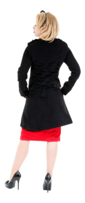black women's dress coat
